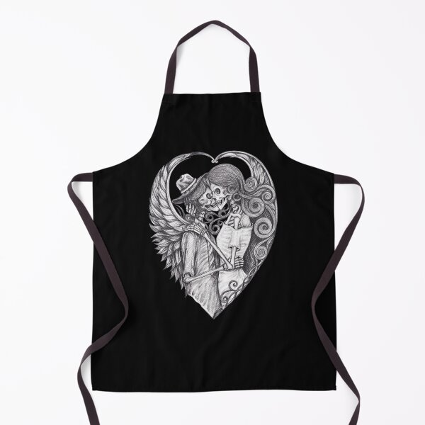 Item preview, Skeleton lovers couple angel. designed and sold by Jiwsurreal.