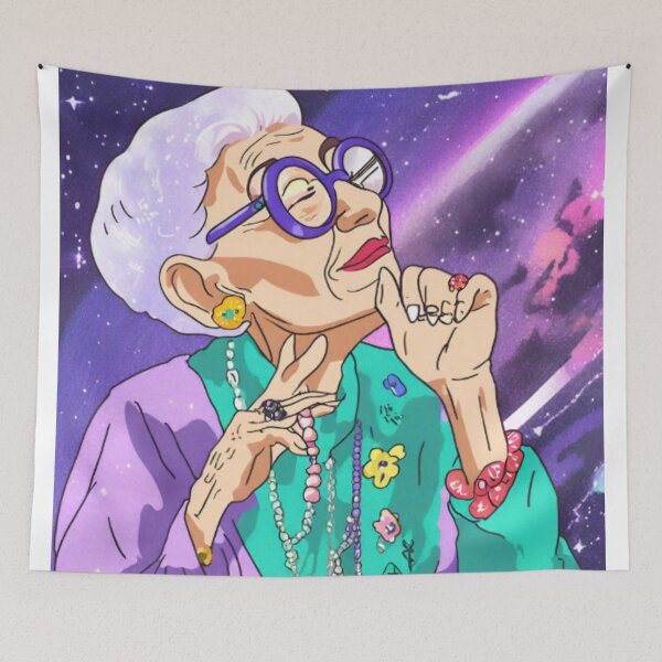 Item preview, Iris Apfel Artwork designed and sold by KliMenta.