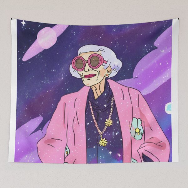 Item preview, Iris Apfel Artwork designed and sold by KliMenta.