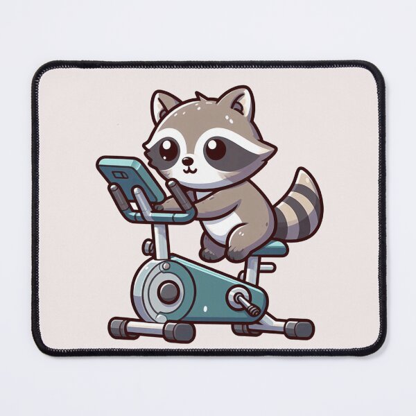 Item preview, Spin Class Raccoon designed and sold by LemuellTrends.