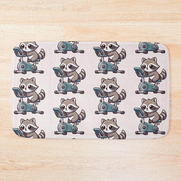 Item preview, Spin Class Raccoon designed and sold by LemuellTrends.