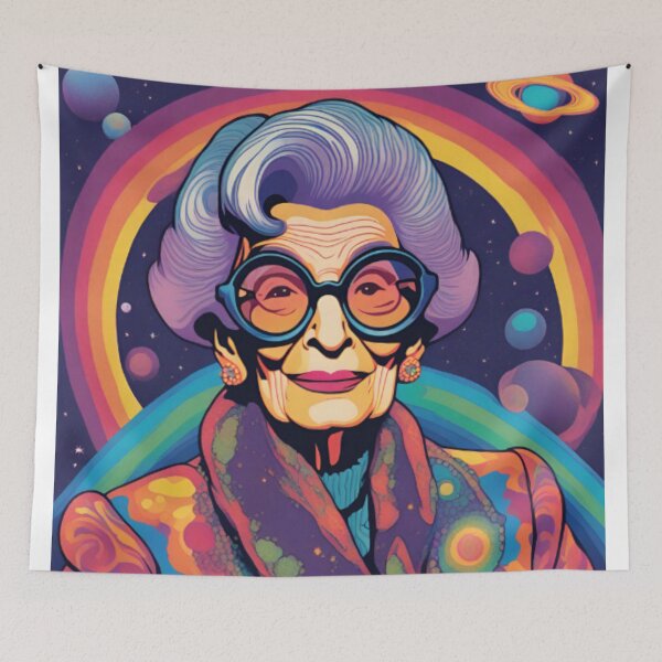 Item preview, Iris Apfel Artwork designed and sold by KliMenta.