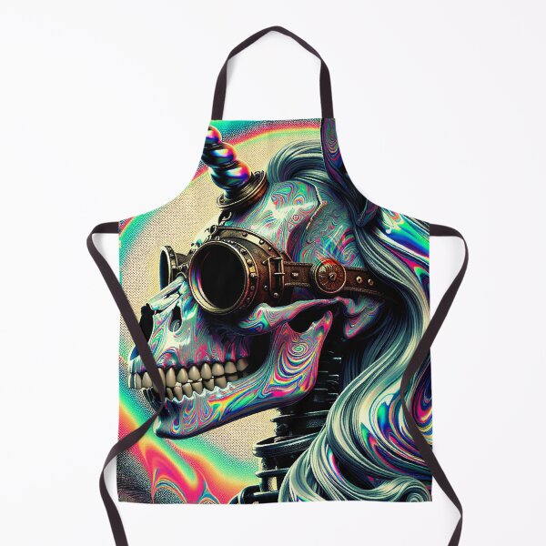 Item preview, Steampunk Skull Unicorn designed and sold by zzz888.