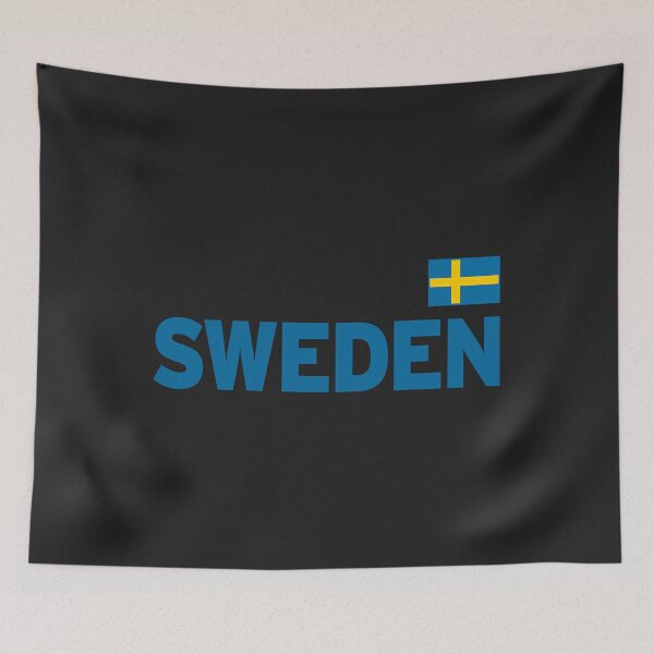 Item preview, Sweden National Team Swedish Soccer Flag designed and sold by JeffDav.