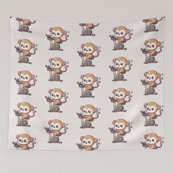 Item preview, Spin Class Monkey designed and sold by LemuellTrends.