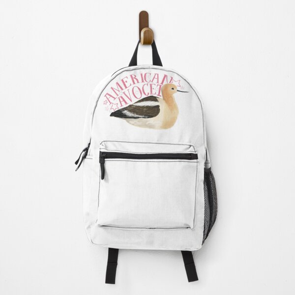 Item preview, American Avocet with pink text designed and sold by Preening-Prints.