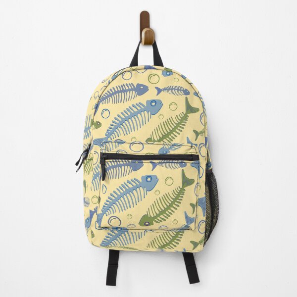 Item preview, Fish Bone yellow pattern designed and sold by Deepness2023.
