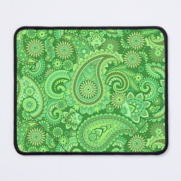 Item preview, Green Paisley Pattern designed and sold by fibbunny.