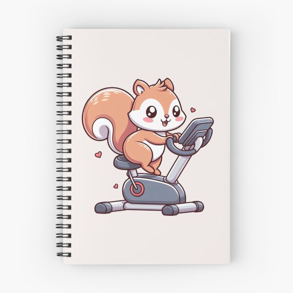 Item preview, Spin Class Squirrel designed and sold by LemuellTrends.