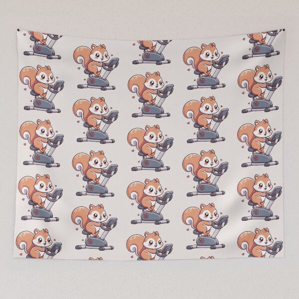 Item preview, Spin Class Squirrel designed and sold by LemuellTrends.