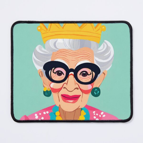 Item preview, Iris Apfel designed and sold by KliMenta.