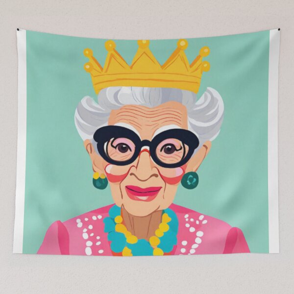 Item preview, Iris Apfel designed and sold by KliMenta.