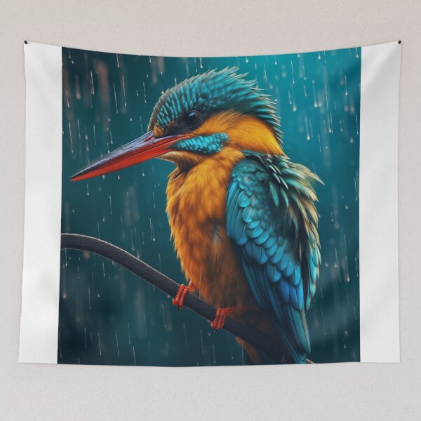 Item preview, Kingfishers bird designed and sold by Rockwpapart.