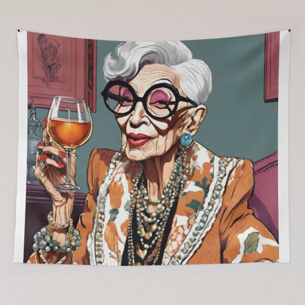 Item preview, Iris Apfel designed and sold by KliMenta.