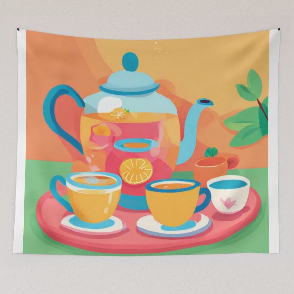 Item preview, Tea Time Artwork designed and sold by KliMenta.