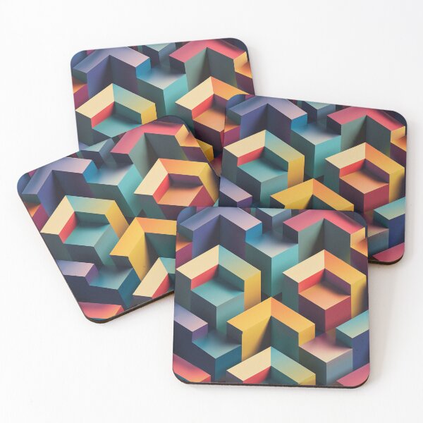 Item preview, Cubic Labyrinth: Dimensional Abstract designed and sold by Chreggie.