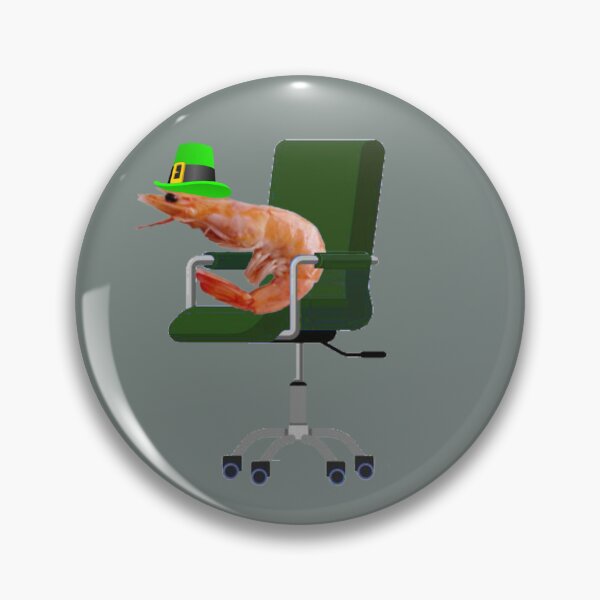 Item preview, Leprechaun Shrimp in a Desk Chair  designed and sold by Shrimps 4 Life.