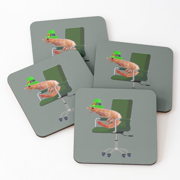 Item preview, Leprechaun Shrimp in a Desk Chair  designed and sold by Shrimps 4 Life.