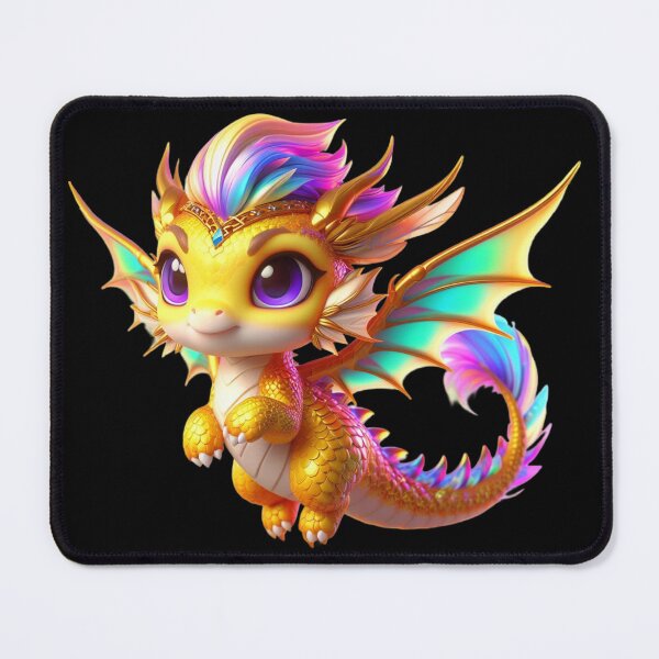 Item preview, Cute Yellow Chibi Dragon designed and sold by CHIBI_POPZ.