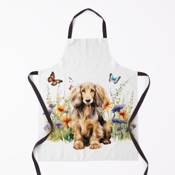 Artikelvorschau, Afghanischer Windhund-Welpe mit Frühlingsblumen entworfen und verkauft von TheAnimalZ00.