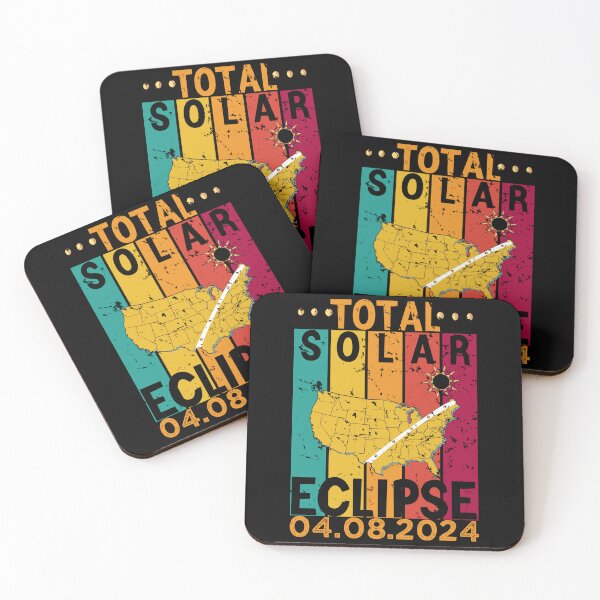 Item preview, Eclipse Souvenir, Total Solar Sclipse Funny Vintage Retro USA 08.04.2024 designed and sold by ArtByKatti.