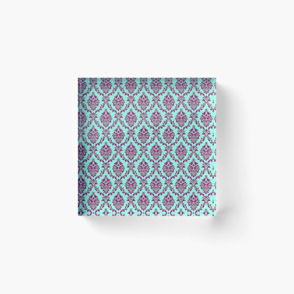 Item preview, Neon Damask Pattern designed and sold by fibbunny.