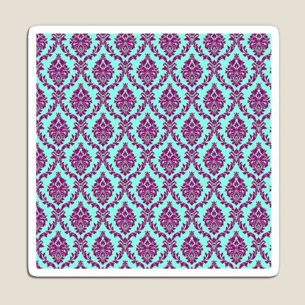 Item preview, Neon Damask Pattern designed and sold by fibbunny.