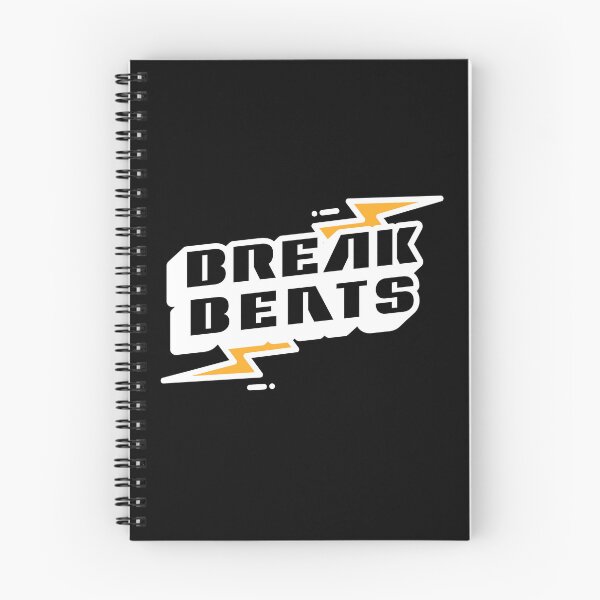 Item preview, BREAKBEAT  - Lightning Logo (White)  designed and sold by Discothreadz.