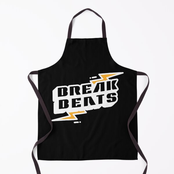 Item preview, BREAKBEAT  - Lightning Logo (White)  designed and sold by Discothreadz.