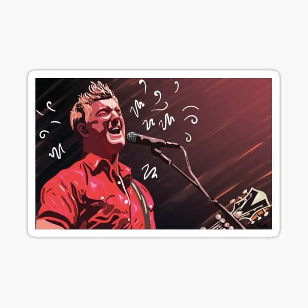 “Josh Homme” Sticker by CallumRadford | Redbubble