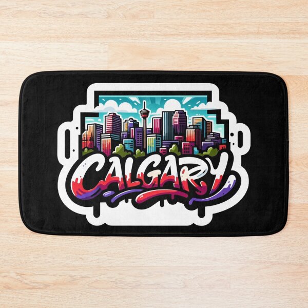 Item preview, Calgary Graffiti Cityscape designed and sold by PinUpPizzazz.