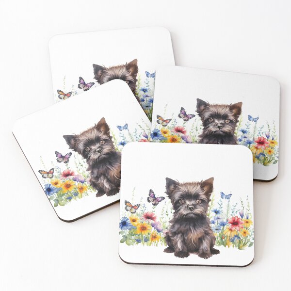 Item preview, Affenpinscher Puppy Spring Flowers designed and sold by TheAnimalZ00.