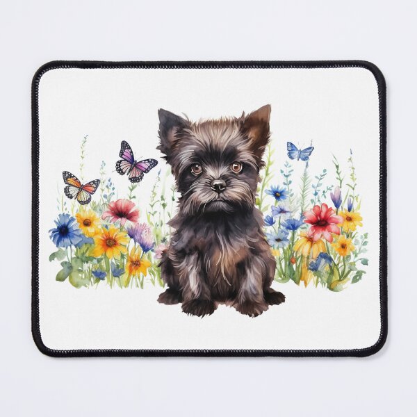 Item preview, Affenpinscher Puppy Spring Flowers designed and sold by TheAnimalZ00.