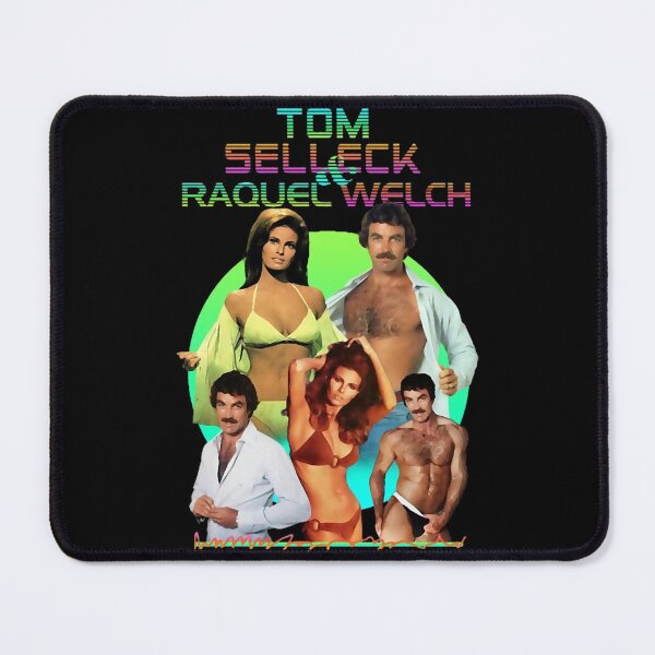 Item preview, Tom selleck and Raquel actor Welch Sexy 80s (1) designed and sold by Mcchesneyrhyan.