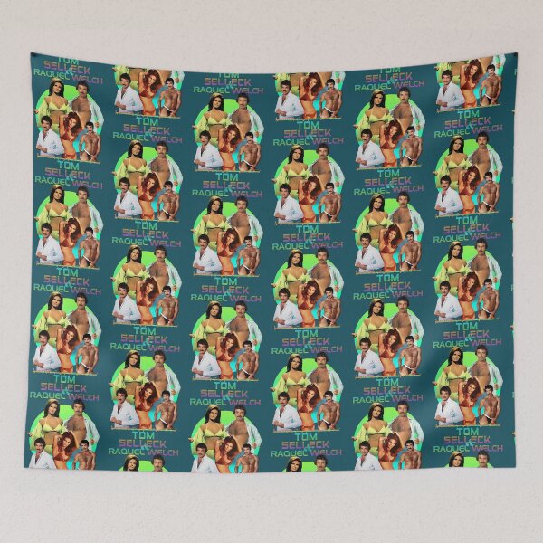 Item preview, Tom selleck and Raquel actor Welch Sexy 80s (1) designed and sold by Mcchesneyrhyan.