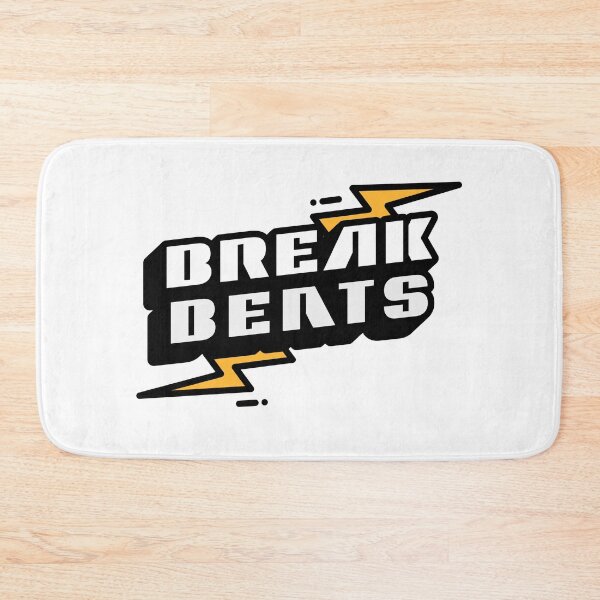 Item preview, BREAKBEAT  - Lightning Logo (Black)  designed and sold by Discothreadz.