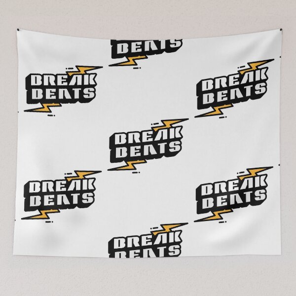 Item preview, BREAKBEAT  - Lightning Logo (Black)  designed and sold by Discothreadz.
