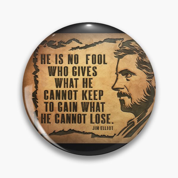 Item preview, Eternal Wisdom Tee: Jim Elliot's Profound Legacy designed and sold by Crow8ster.
