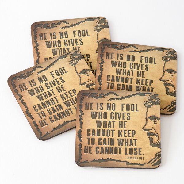 Item preview, Eternal Wisdom Tee: Jim Elliot's Profound Legacy designed and sold by Crow8ster.
