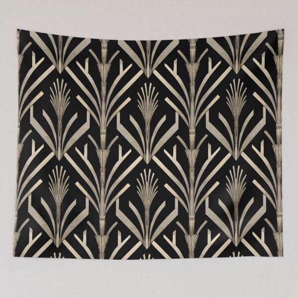 Item preview, Art Deco Vintage Geometric Fan Pattern  designed and sold by SloganExpress.