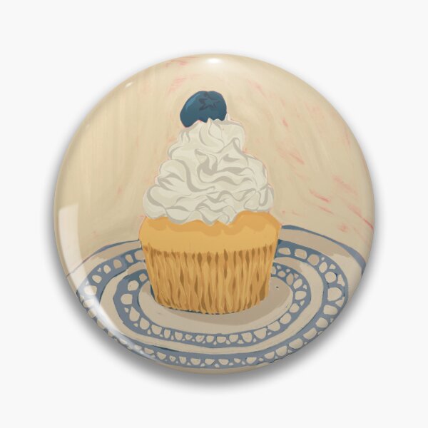 Item preview, Blueberry Cupcake - Illustration designed and sold by Pilar Bidó.