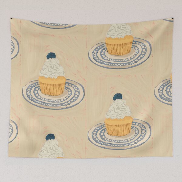 Item preview, Blueberry Cupcake - Illustration designed and sold by Pilar Bidó.