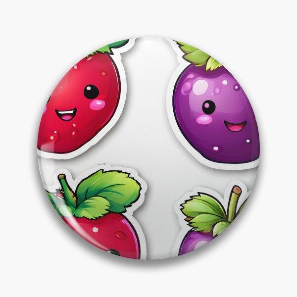 Item preview,  fruta de arándanos kawaii designed and sold by krishnajit22.