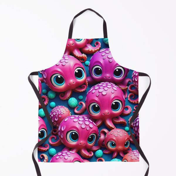 Item preview, Cute Kawaii Octopus Pattern designed and sold by TheArtOfPat.