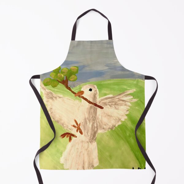 Item preview, Flying dove with olive branch acrylic painting designed and sold by Aroeldesigns.