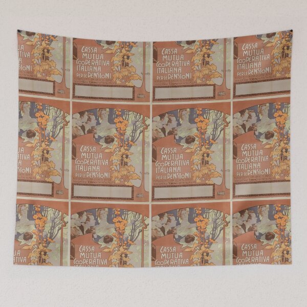 Item preview, Cassa Nazionale Mutua Cooperativa Per Le Pensioni Art Nouveau designed and sold by TeeARTHY.