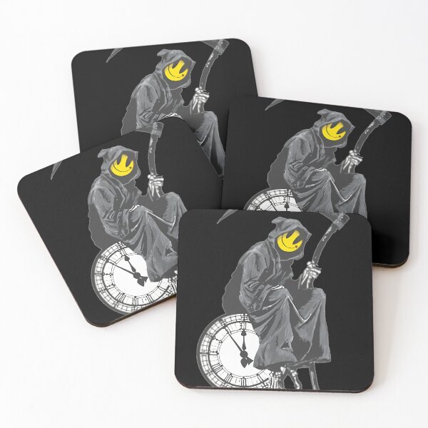 Item preview, Banksy Grim Reaper Clock designed and sold by KimberlWilli.