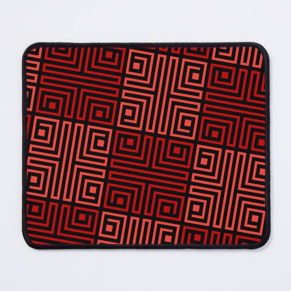 Item preview, Red & Pink Tribal Square Repeating Continuous Absolute Diagrams designed and sold by Alchemy-A-La-G.