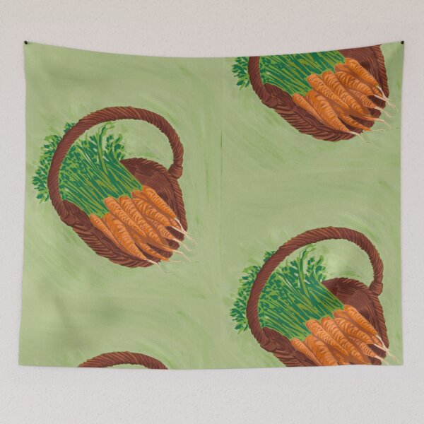 Item preview, Carrot Picking - Illustration designed and sold by Pilar Bidó.