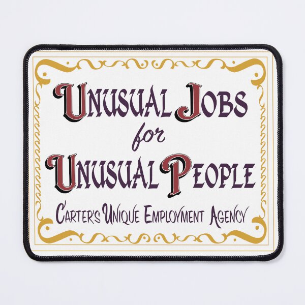 Item preview, Unusual Jobs for Unusual People designed and sold by UnclePickle.